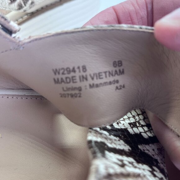 Cole Haan Women's Originalgrand Platform Sandals Size 6 Snake Print - Picture 9 of 13
